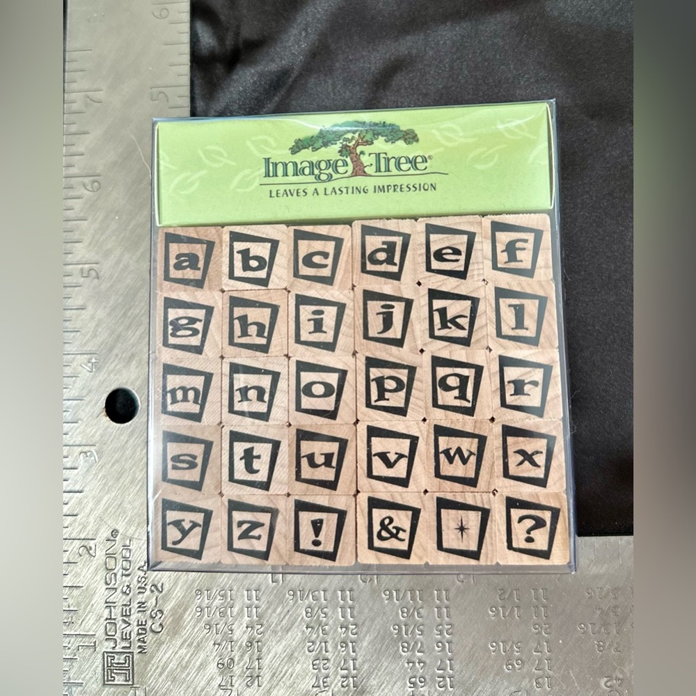 Image Tree Alphabet Stamp Set